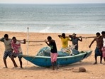 Authorities in India’s eastern coast were on alert ahead of a severe cyclone, Yaas, brewing in the Bay of Bengal on Monday. Authorities in India’s eastern coast were on alert ahead of a severe cyclone, Yaas, brewing in the Bay of Bengal on Monday.