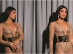 Priyanka Chopra in custom-made Dolce and Gabbana(Instagram/priyankachopra) Priyanka Chopra in custom-made Dolce and Gabbana(Instagram/priyankachopra)