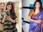 (L) Shruti Haasan with Kamal Haasan, (R) Actor Sarika, Shruti's mother. (L) Shruti Haasan with Kamal Haasan, (R) Actor Sarika, Shruti's mother.