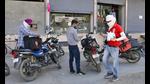 Delivery boys collecting orders from a restaurant in Ludhiana on Monday as the administration allowed home delivery till 8pm. (Harsimar Pal Singh/HT) Delivery boys collecting orders from a restaurant in Ludhiana on Monday as the administration allowed home delivery till 8pm. (Harsimar Pal Singh/HT)