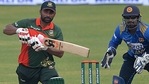 Tamim Iqbal plays a shot during the first ODI between Sri Lanka and Bangladesh (Twitter) Tamim Iqbal plays a shot during the first ODI between Sri Lanka and Bangladesh (Twitter)