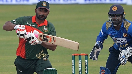 Tamim Iqbal plays a shot during the first ODI between Sri Lanka and Bangladesh (Twitter) Tamim Iqbal plays a shot during the first ODI between Sri Lanka and Bangladesh (Twitter)