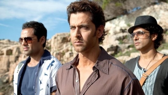 Hrithik Roshan, Abhay Deol and Farhan Akhtar played three friends in Zindagi Na Milegi Dobara.