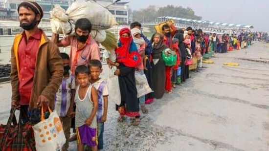 Bangladesh is keen to see the Rohingya go back to Myanmar from the huge camps (AP Photo, File) (AP) Bangladesh is keen to see the Rohingya go back to Myanmar from the huge camps (AP Photo, File) (AP)
