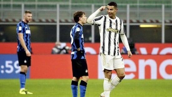 File Photo of Juventus and Inter Milan in action in Serie A.(Twitter)