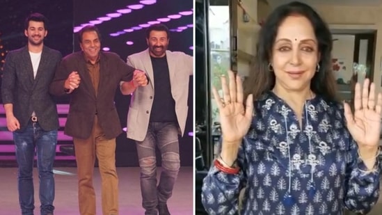 Karan Deol showered praise on Hema Malini.