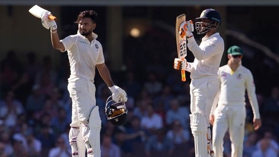 Rishabh Pant with Ravindra Jadeja.(AP/File) Rishabh Pant with Ravindra Jadeja.(AP/File)
