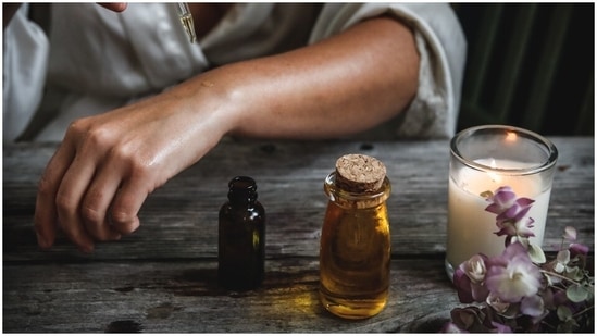 Sandalwood oil is not only used in making perfumes and air fresheners but also has medicinal properties. It may help in curing common cold, urinary tract infections, digestive problems, muscle problems, etc.(Unsplash)