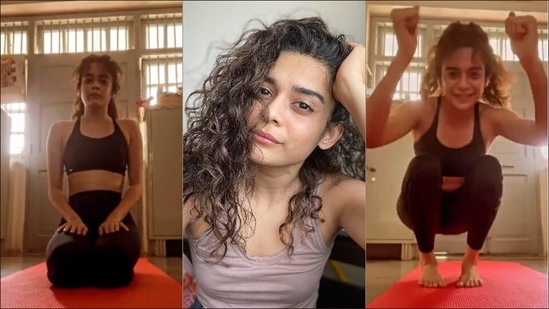 Mithila Palkar gives hilarious twist to jump squats and we can’t relate more(Instagram/mipalkarofficial)