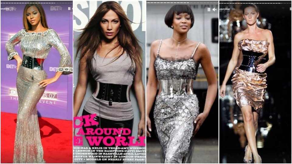 Celebrities wearing the Dolce and Gabbana corset belt(Instagram)