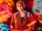 Huma Qureshi on a poster for Army of the Dead Huma Qureshi on a poster for Army of the Dead