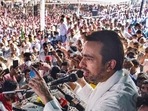 Mathura: Rashtriya Lok Dal Vice-president Jayant Chaudhary addresses 'Kisan Panchayat' in Mathura, Monday, Oct. 12, 2020. (PTI Photo) Mathura: Rashtriya Lok Dal Vice-president Jayant Chaudhary addresses 'Kisan Panchayat' in Mathura, Monday, Oct. 12, 2020. (PTI Photo)