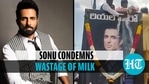 'Save for needy': Sonu Sood requests fans to not waste milk in his honor 'Save for needy': Sonu Sood requests fans to not waste milk in his honor