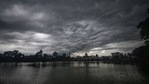 Storm clouds hover over the Royal Palace ahead of cyclone Yaas in Agartala, Tuesday, May 25, 2021. (PTI) Storm clouds hover over the Royal Palace ahead of cyclone Yaas in Agartala, Tuesday, May 25, 2021. (PTI)