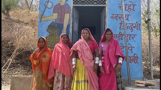 The women’s council that manages the IoT-based water supply plant in Upli Uberia village in Rajasthan’s Sirohi district, some 80km from the tourist town of Udaipur. (Photo: Sourced) The women’s council that manages the IoT-based water supply plant in Upli Uberia village in Rajasthan’s Sirohi district, some 80km from the tourist town of Udaipur. (Photo: Sourced)