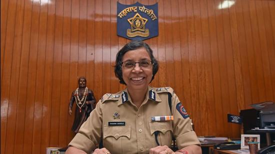 Rashmi Shukla, when she was Pune city police commissioner in 2017. (HT archive) Rashmi Shukla, when she was Pune city police commissioner in 2017. (HT archive)