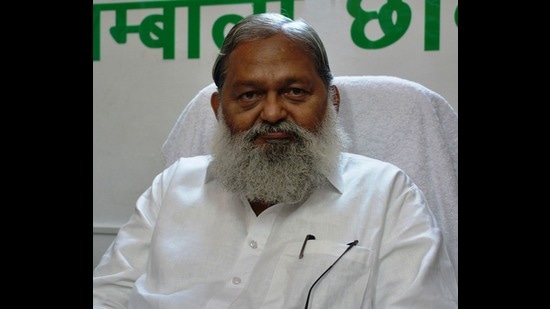 Anil Vij stressed on the need of extensive research to ascertain the causes behind black fungus that has infected over 450 people in Haryana by Monday. (HT File) Anil Vij stressed on the need of extensive research to ascertain the causes behind black fungus that has infected over 450 people in Haryana by Monday. (HT File)