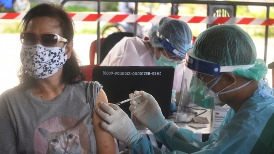 Thailand aims to inoculate 70% of its population by year-end, a level its tourist hotspots must also reach locally before reopening to vaccinated foreign visitors.(AP)