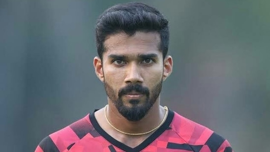 KKR bowler Sandeep Warrier(Twitter) KKR bowler Sandeep Warrier(Twitter)