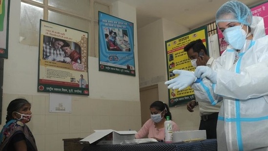 GB Nagar district magistrate Suhas LY said that vigilance committees, formed to keep an eye out for symptoms, at all villages have been asked to ensure 100% testing. (Ravi Kumar/HT file photo) GB Nagar district magistrate Suhas LY said that vigilance committees, formed to keep an eye out for symptoms, at all villages have been asked to ensure 100% testing. (Ravi Kumar/HT file photo)