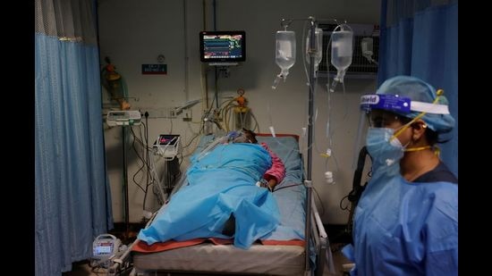 The scheme beneficiaries can directly visit empanelled private hospitals without any need for referral from the public hospitals for Covid-19 treatment, says the Punjab government (REUTERS)