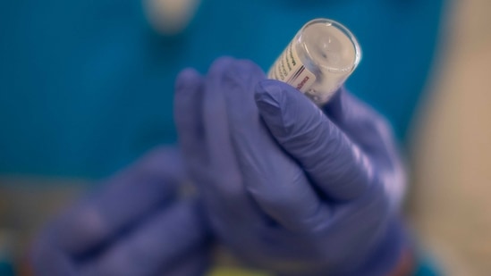 The researchers found antibody-producing cells in people 11 months after first symptoms. (AP) The researchers found antibody-producing cells in people 11 months after first symptoms. (AP)