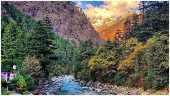 Kasol: Himachal Pradesh has many stunning places and Kasol is one of them. Enjoy a cup of coffee with a view of the snow-capped mountains and relax. You can easily find a room here between <span class='webrupee'>₹</span>900 - <span class='webrupee'>₹</span>1, 100. (Instagram/rakesh_tk56)