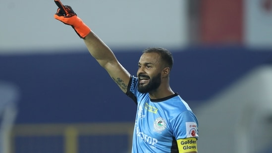 File Photo of Arindam Bhattacharya in action during ISL. (Twitter)