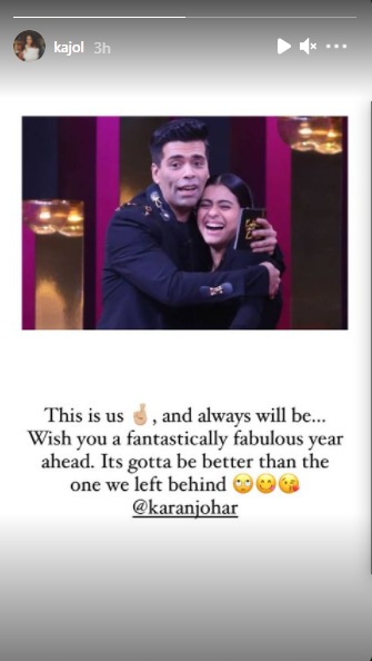 Kajol worked with Karan on his directorial debut Kuch Kuch Hota Hai.