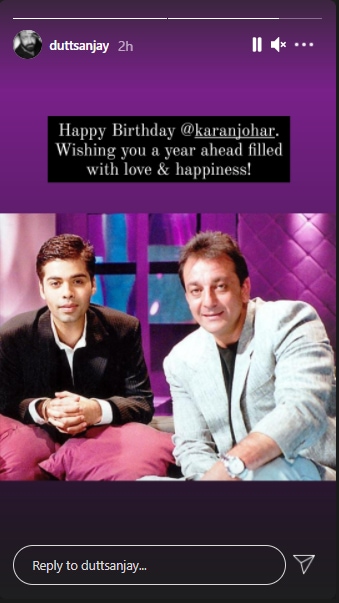 Sanjay Dutt worked with Karan in Kalank.