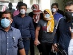 A team of Delhi Police Special Cell arrested wrestler Sushil Kumar along with his associate Ajay Kumar in connection with the Chhatrasal Stadium murder case, at Saket Police Station, in New Delhi on Sunday. (ANI Photo) A team of Delhi Police Special Cell arrested wrestler Sushil Kumar along with his associate Ajay Kumar in connection with the Chhatrasal Stadium murder case, at Saket Police Station, in New Delhi on Sunday. (ANI Photo)
