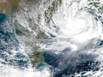 Tens of thousands of people are being evacuated from low-lying areas of two Indian states to escape the strong cyclone barreling toward the eastern coast. (AP) Tens of thousands of people are being evacuated from low-lying areas of two Indian states to escape the strong cyclone barreling toward the eastern coast. (AP)
