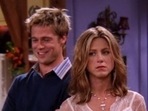 Jennifer Aniston and Brad Pitt in a still from Friends. Jennifer Aniston and Brad Pitt in a still from Friends.