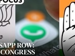 Congress Vs BJP on WhatsApp row