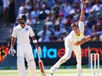 Virat Kohli (left) and Pat Cummins in action. File Photos(Getty Images)