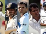 From Left: Virender Sehwag, Sachin Tendulkar, Rahul Dravid, Mohammad Azharuddin and VVS Laxman. From Left: Virender Sehwag, Sachin Tendulkar, Rahul Dravid, Mohammad Azharuddin and VVS Laxman.