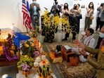 Religious sandstone artifacts, stolen half-century ago, returned to Thailand(Twitter/nbcchicago)