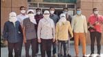 The four men arrested by Delhi Police late on Tuesday from outer Delhi. (Photo: Delhi Police) The four men arrested by Delhi Police late on Tuesday from outer Delhi. (Photo: Delhi Police)