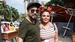 Singer Mika Singh and actor Rakhi Sawant had a reunion outside a coffee shop in Mumbai. Singer Mika Singh and actor Rakhi Sawant had a reunion outside a coffee shop in Mumbai.