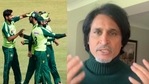 File Photos: Pakistan cricket team in action against Zimbabwe (left) and Ramiz Raja.(HT Collage) File Photos: Pakistan cricket team in action against Zimbabwe (left) and Ramiz Raja.(HT Collage)