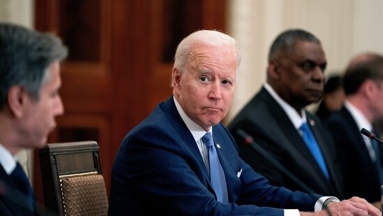 The move by Biden to bring the discussion of China's role in Covid-19's origin signals an escalation in mounting controversy over how the virus first emerged.(Bloomberg)