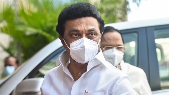Tamil Nadu Chief Minister M K Stalin arrives for the oath ceremony of the newly elected MLAs of Tamil Nadu Assembly, in Chennai, Tuesday, May 11, 2021. (PTI) Tamil Nadu Chief Minister M K Stalin arrives for the oath ceremony of the newly elected MLAs of Tamil Nadu Assembly, in Chennai, Tuesday, May 11, 2021. (PTI)