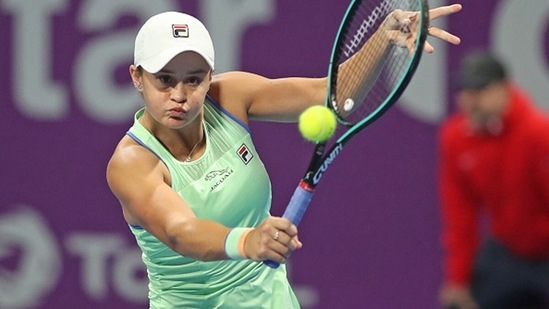 Ash Barty in action. (Reuters) Ash Barty in action. (Reuters)
