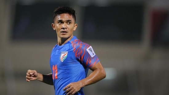 File image of Sunil Chhetri.(Getty Images) File image of Sunil Chhetri.(Getty Images)