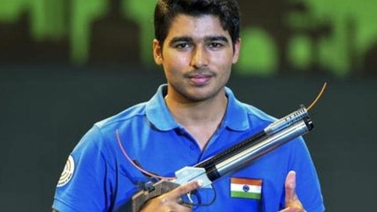 Indian shooter Saurabh Chaudhary.(PTI)