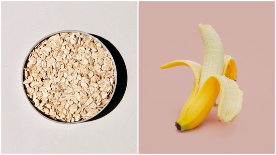 Oatmeal and banana: Mix 2 tablespoon of oatmeal with 1 ripe banana and mix it well till it turns into a paste. Apply it on your skin and massage it. Allow it to sit for 15-20 minutes then wash it off. You can use this remedy once a week. (Unsplash)