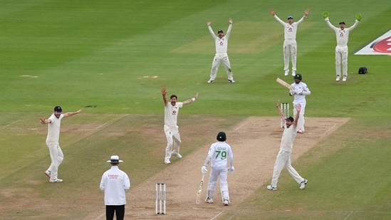 Action from third Test between England and Pakistan being played at Southampton.(REUTERS)