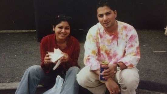 Varun Badola with Sakshi Tanwar.