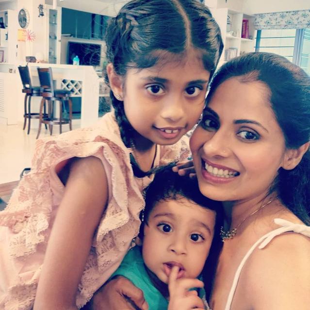 Chavvi Mittal with her kids