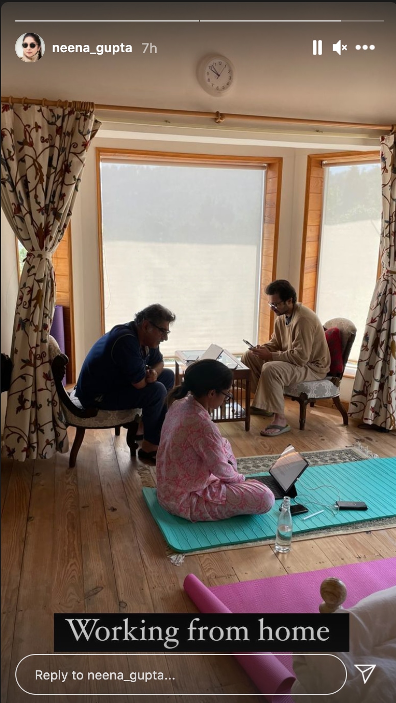 Neena Gupta shared this picture on Instagram. Neena Gupta shared this picture on Instagram.
